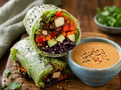 Giant Summer Rolls: Asian recipe by Ivana