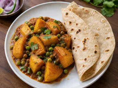 Potato Curry with Peas: South African recipe by Ivana