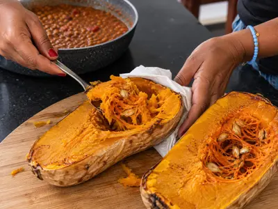 Whole-Roasted Butternut Squash Hack: South African recipe by Ivana Sanshia