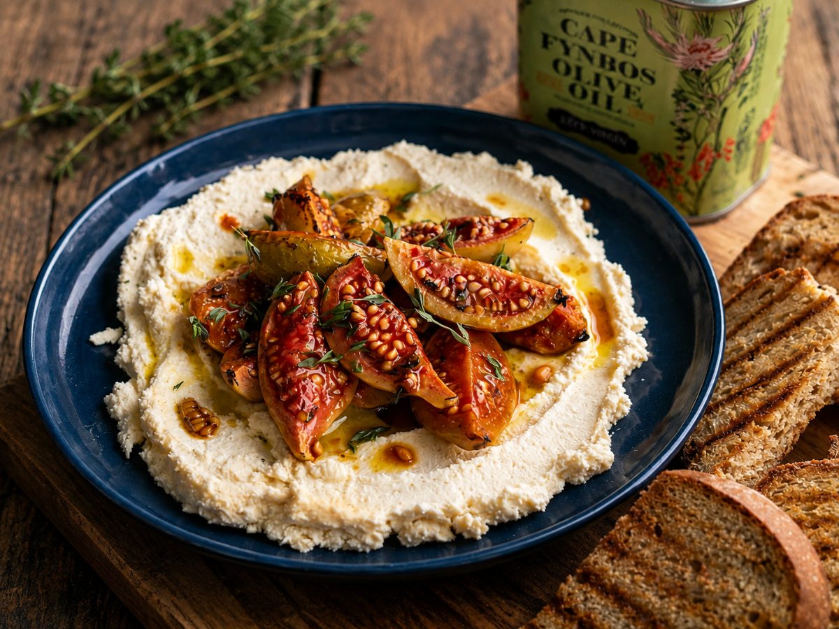 Baked Guavas with Whipped Feta, a South African recipe