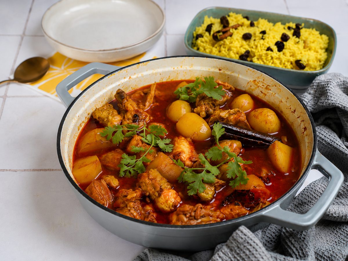 Cape Malay Chicken Curry, a South African recipe