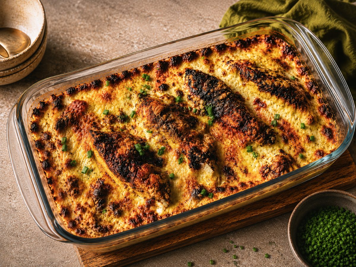 Creamy, Cheesy Baked Cabbage, a South African recipe