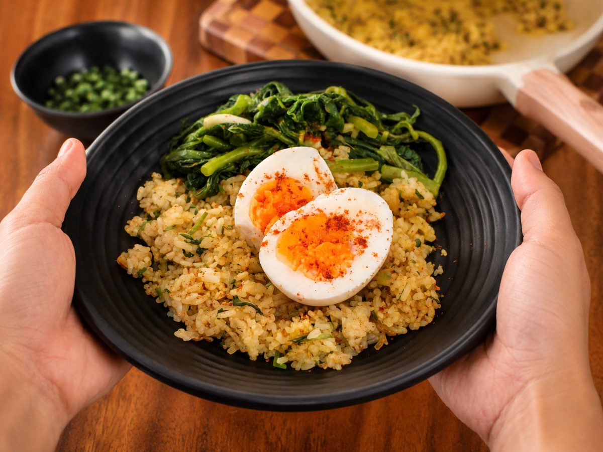 Masala Crispy Rice, a South African recipe