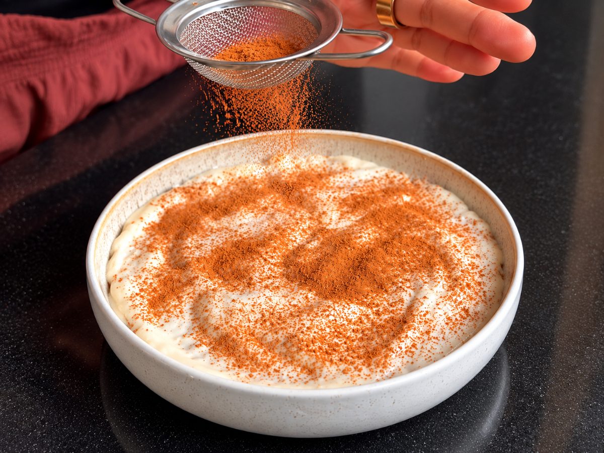 Milk Tart Porridge, a South African recipe