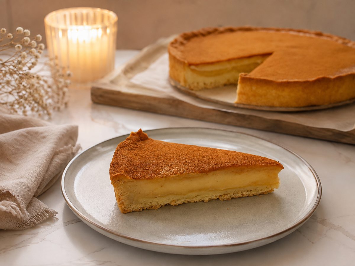 Milk Tart, a South African recipe