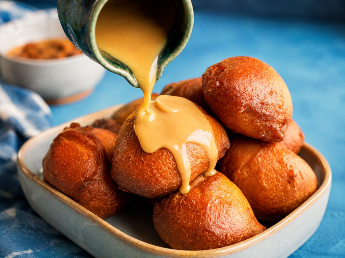 Pampoenkoekies with Salted Caramel, a South African recipe