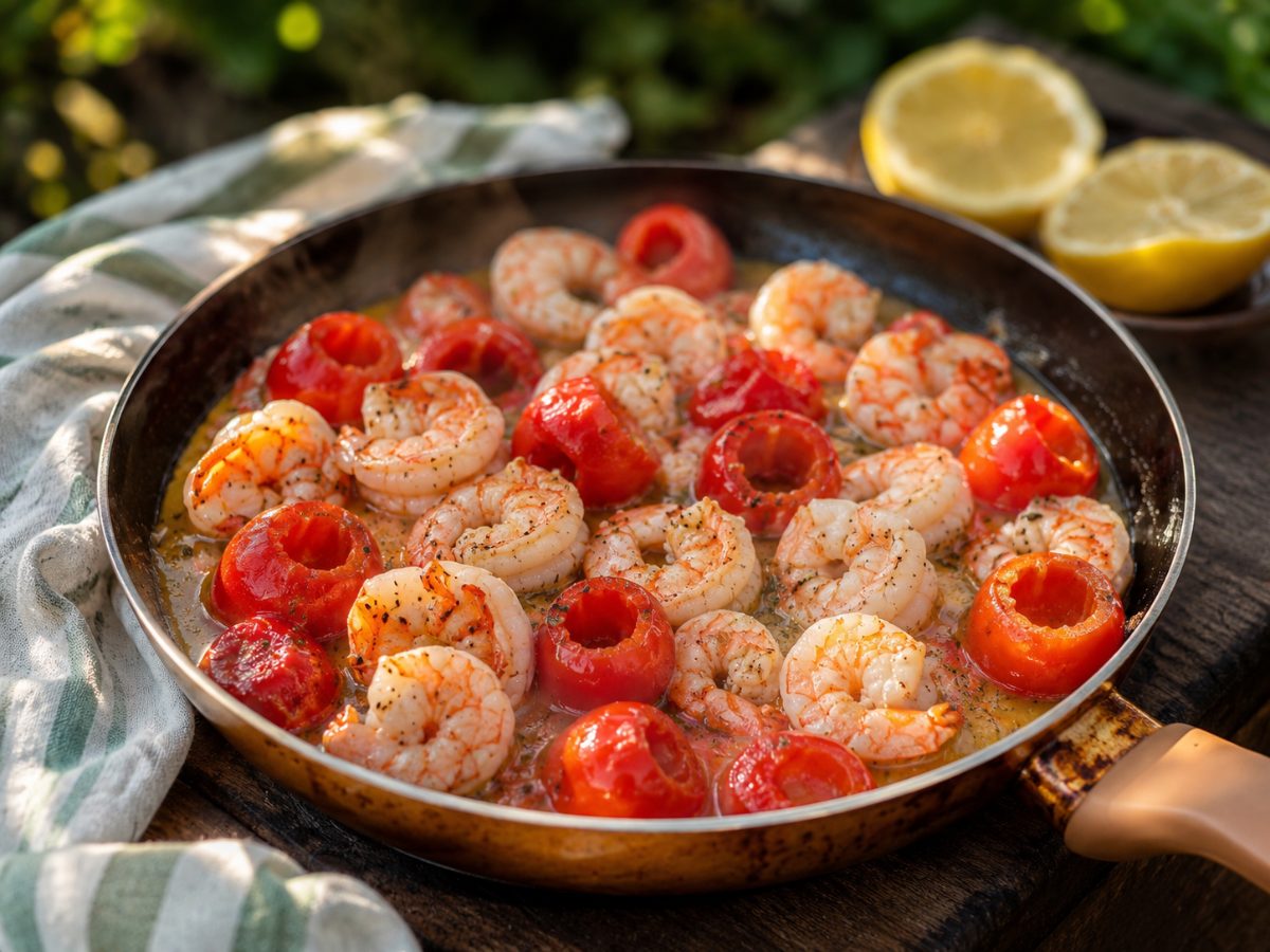 Peppadew Braai Prawns, a South African recipe