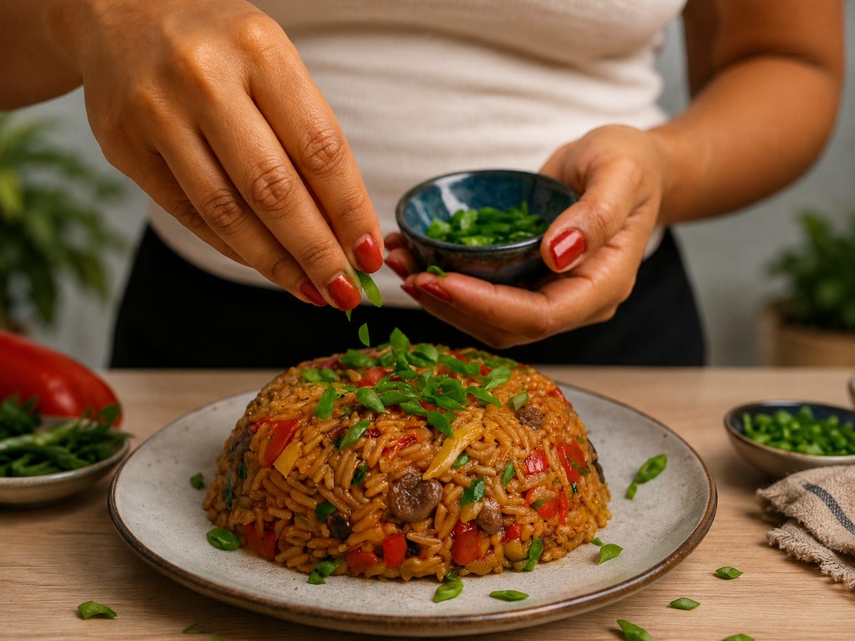 Peri-Peri Fried Rice, a South African recipe