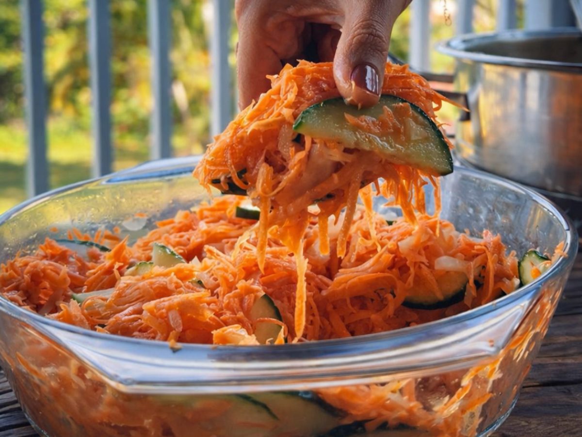 Simple Carrot Salad, a South African recipe