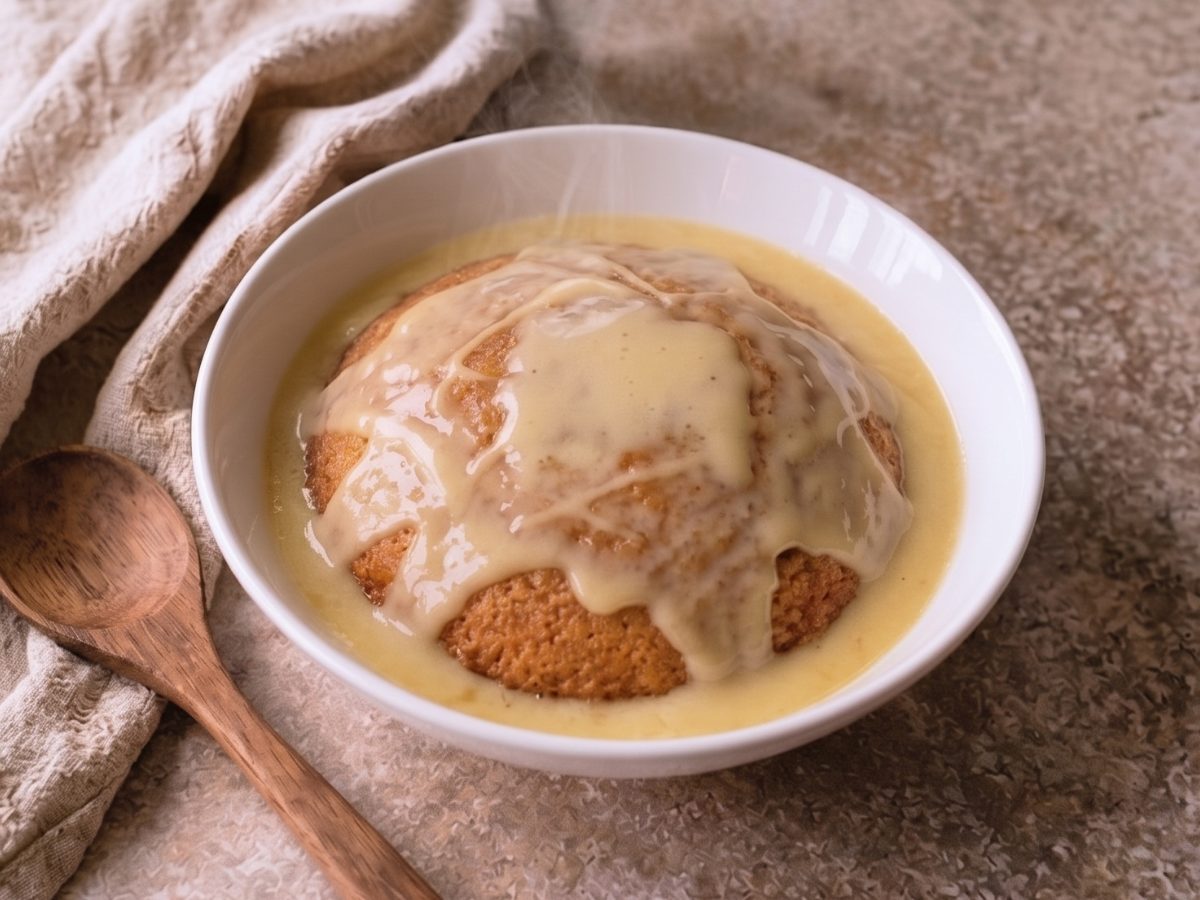 Single-Serve Malva Pudding, a South African recipe