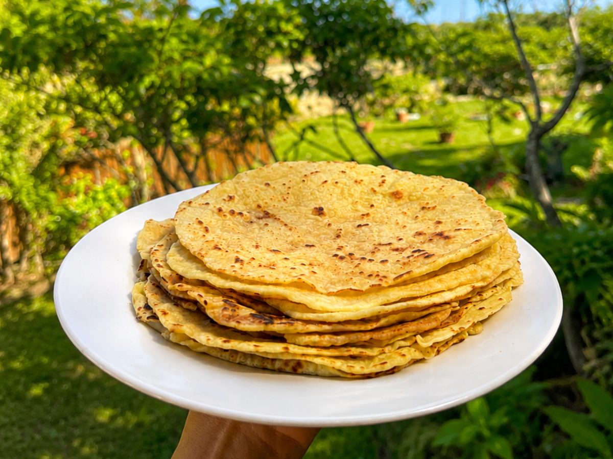 South African Durban Roti, a South African recipe