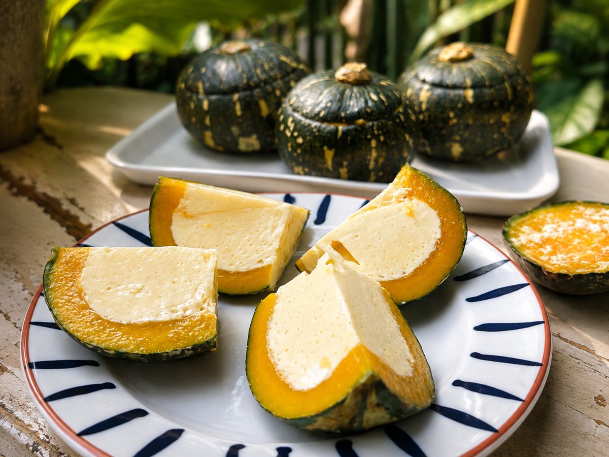 Thai Pumpkin Custard, a Asian recipe